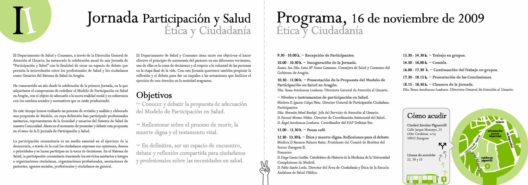 II Jornada de Participación y Salud