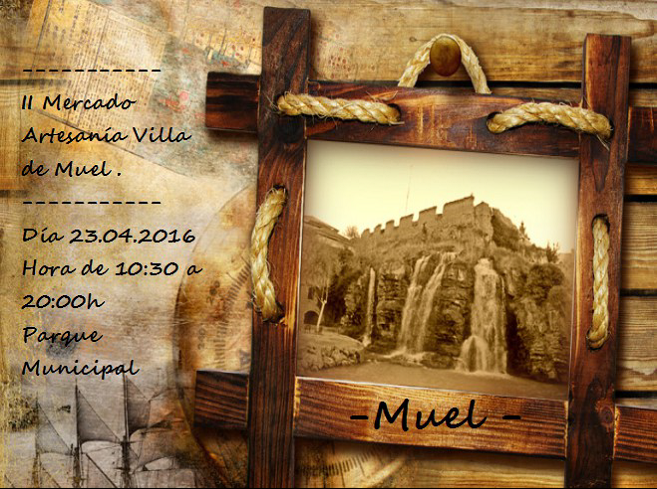 Cartel Mercadillo Muel 2016
